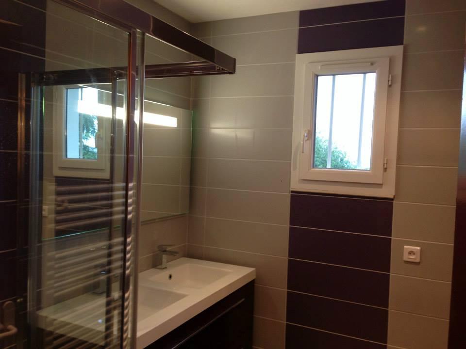 Salle de bains réalisée par Plomberie Laporte