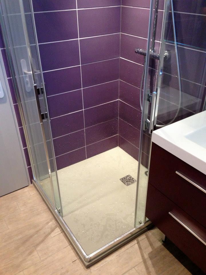 Salle de bains après travaux de rénovation